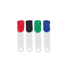 Clips pentru ecuson Ark 1092, plastic, diverse culori