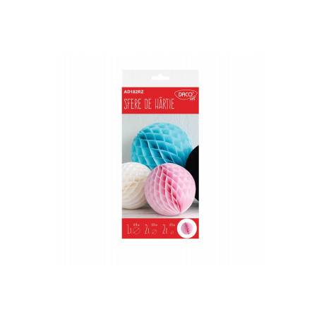ACCESORII CRAFT - AD182RZ SFERE DE HARTIE SET5 DACO RZ