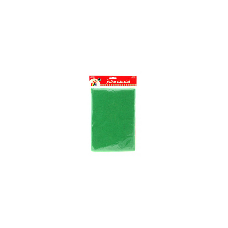 ACCESORII CRAFT - AD082 FETRU ASORTAT SET 10 DACO ACCESORII CRAFT - AD082 FETRU ASORTAT SET 10 DACO