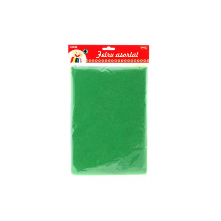 ACCESORII CRAFT - AD082 FETRU ASORTAT SET 10 DACO