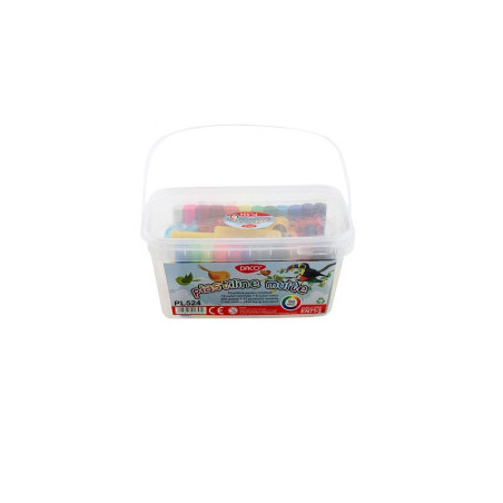 PLASTILINA 24C 17ACCESORII 500G DACO PLASTILINE MULTE PL524