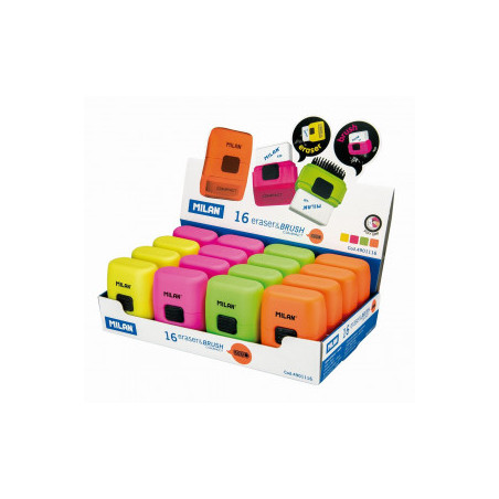 RADIERA CU PERIE COMPACT FLUO MILAN 4901116