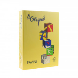CARTON COLOR 160G/MP A4 200 GALBEN INCHIS FAVINI