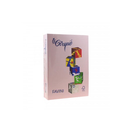 CARTON COLOR 160G/MP A4 108 ROZ FAVINI