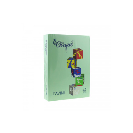 CARTON COLOR 160G/MP A4 107 VERDE DESCHIS FAVINI