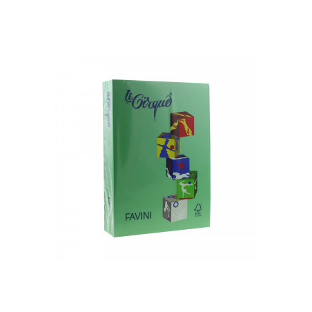 CARTON COLOR 160G/MP A4 208 VERDE INCHIS FAVINI