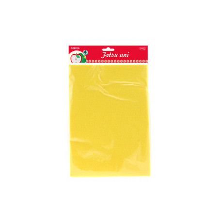 ACCESORII CRAFT - AD081G FETRU UNI SET4 GALBEN