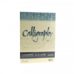 HARTIE CALIGRAFICA 190G/MP A4 50COLI CREM FAVINI PERGAMENA A692084