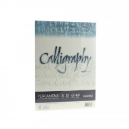 HARTIE CALIGRAFICA 190G/MP A4 50COLI NATUR FAVINI PERGAMENA A69Q084