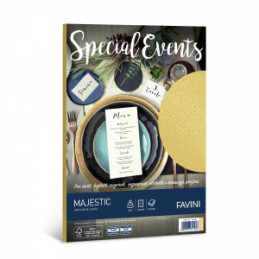 CARTON METALIZAT 120G/MP A4 20COLI AU SPECIAL EVENTS FAVINI A69H154