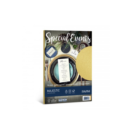 CARTON METALIZAT 120G/MP A4 20COLI AU SPECIAL EVENTS FAVINI A69H154