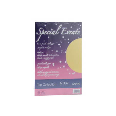 CARTON METALIZAT 250G/MP A4 10COLI AU SPECIAL EVENTS FAVINI A69H174