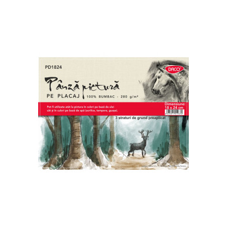 PANZA PICTURA PE CARTON 18X24CM DACO PD1824