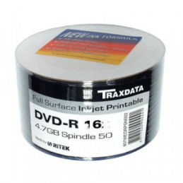 DVD-R TRAXDATA RITEK PRINTABIL 16X 50/PA