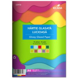 HARTIE GLASATA LUCIOASA 10 FILE/SET ECADA 62910