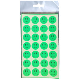 Abtibilduri - calificativ Rau, 28 buc/coala, 10 coli, 280 buc, 20mm, 28/A6, set 10 coli, Colorarte