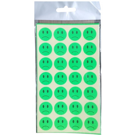 Abtibilduri - calificativ Rau, 28 buc/coala, 10 coli, 280 buc, 20mm, 28/A6, set 10 coli, Colorarte