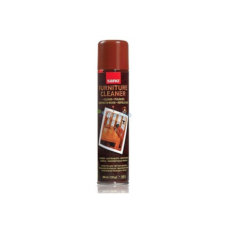Spray curatare mobila Sano Furniture Cleaner, 305ml, aerosol Spray curatare mobila Sano Furniture Cleaner, 305ml, aerosol