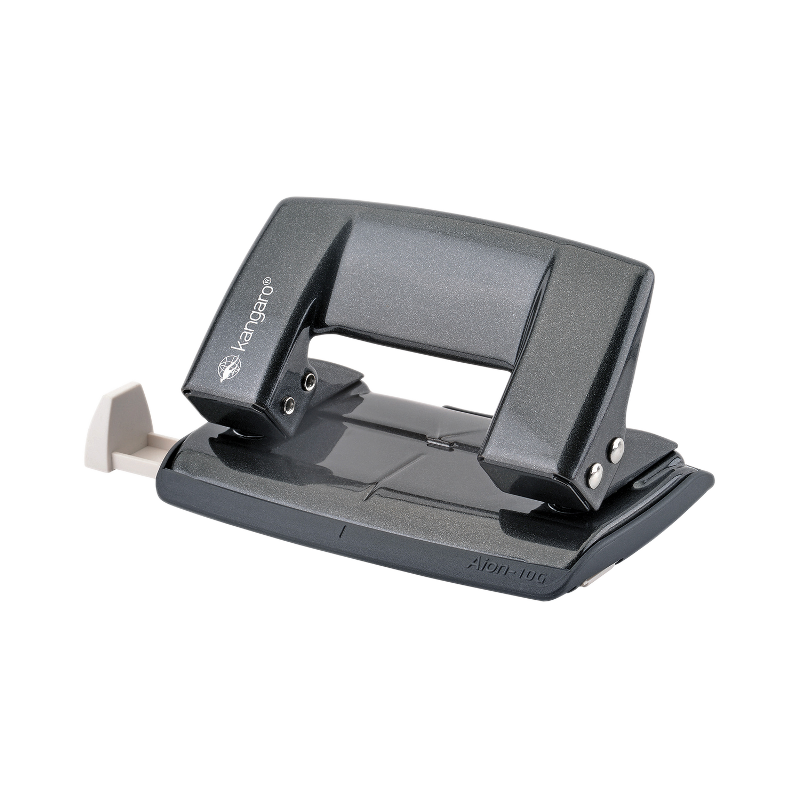 Perforator Kangaro AION-10G, 10 coli, metalic, negru Perforator Kangaro AION-10G, 10 coli, metalic, negru
