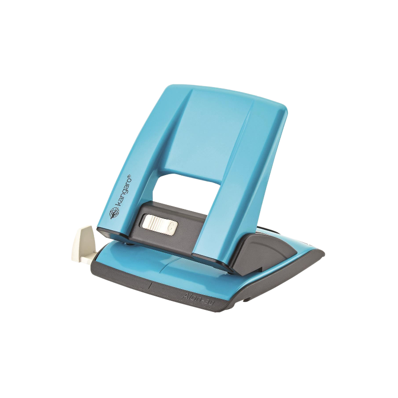 Perforator Kangaro AION-30, 30 coli, metalic, bleu Perforator Kangaro AION-30, 30 coli, metalic, bleu