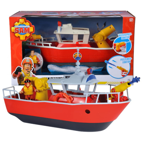 Barca Titan cu figurina Pompierul Sam