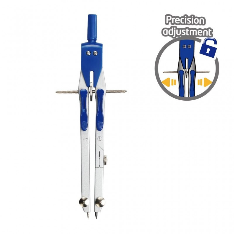 Compas metalic Keyroad KR971412 Fast-track, 1 bucati/cutie PVC, 12 bucati/display Compas metalic Keyroad KR971412 Fast-track, 1 bucati/cutie PVC, 12 bucati/display