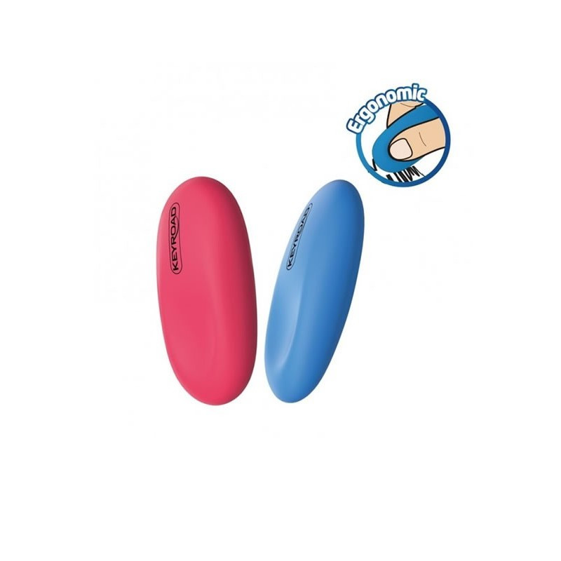Radiera Keyroad Soft Tip KR971246 KR971788, ovala, 51x28x10mm, diverse culori, ergonomica Radiera Keyroad Soft Tip KR971246 KR971788, ovala, 51x28x10mm, diverse culori, ergonomica