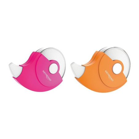 Radiera Keyroad Comma KR970537, rola, 65x46x20mm, diverse culori, 2 functii, protectie, pe blister