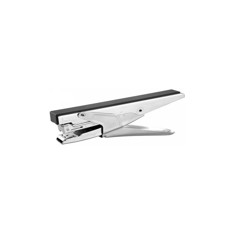 Capsator tip cleste Kangaro HP-45, 24/6, 30 coli, 45mm, plastic, argintiu cu baza negru Capsator tip cleste Kangaro HP-45, 24/6, 30 coli, 45mm, plastic, argintiu cu baza negru
