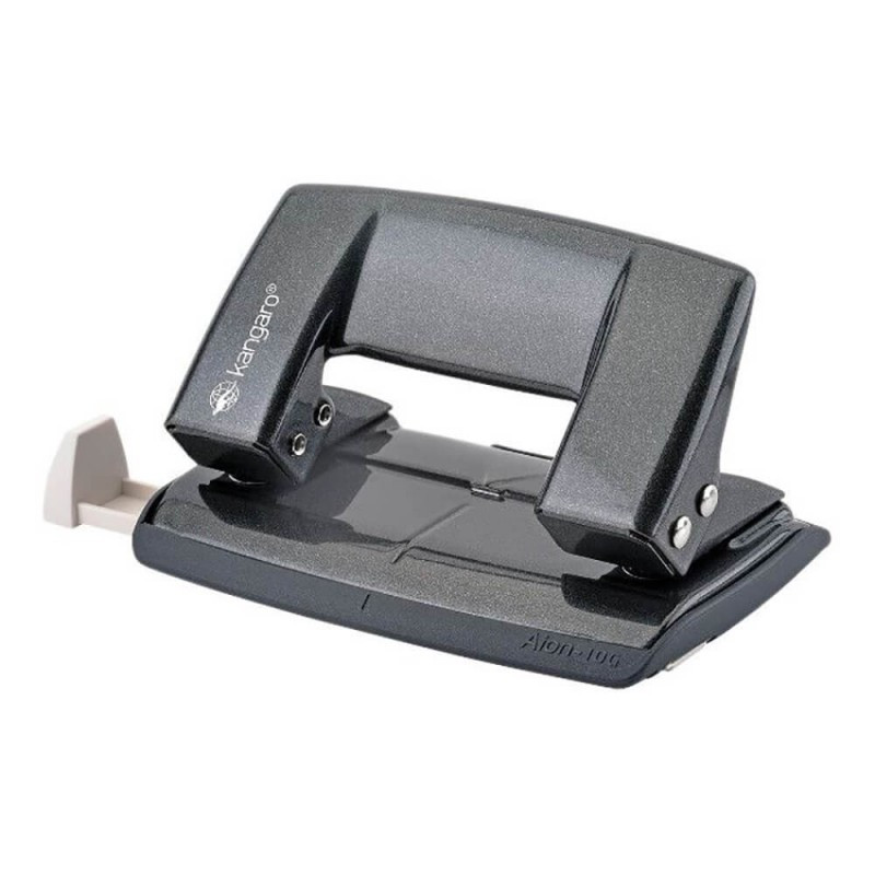 Perforator Kangaro AION-10G/S, 10 coli, metalic, gri metalizat, blister Perforator Kangaro AION-10G/S, 10 coli, metalic, gri metalizat, blister