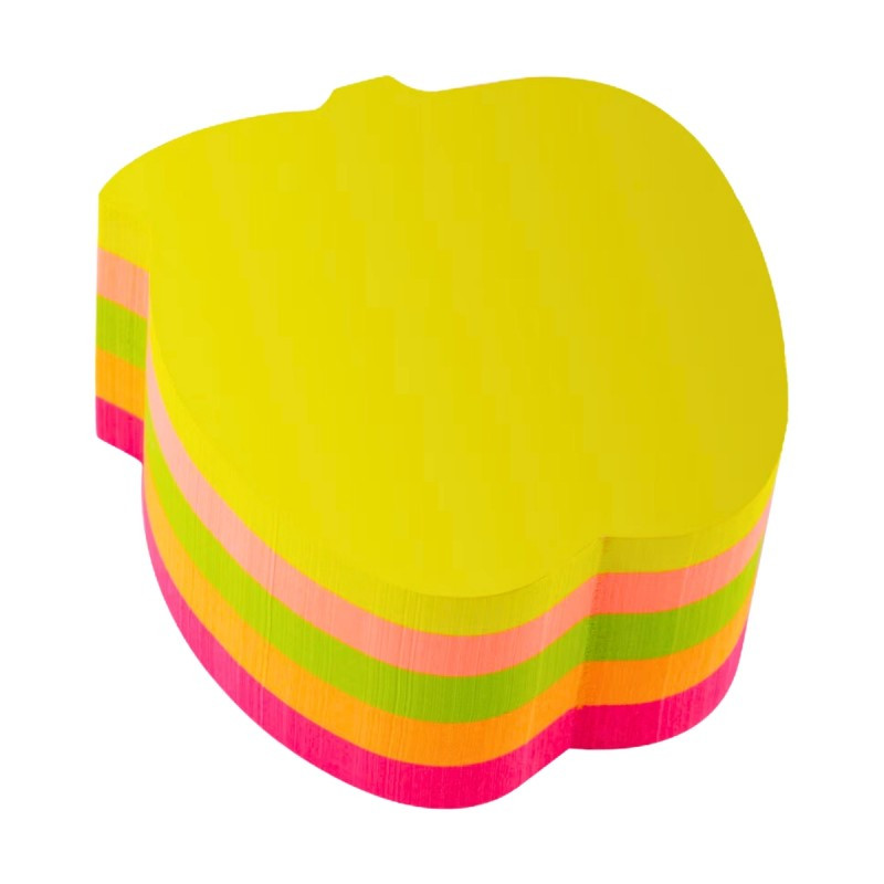 Notes adeziv Office Cover SN4505M, 100 coli, 75x75mm, 5 culori neon, forma mar, blister Notes adeziv Office Cover SN4505M, 100 coli, 75x75mm, 5 culori neon, forma mar, blister