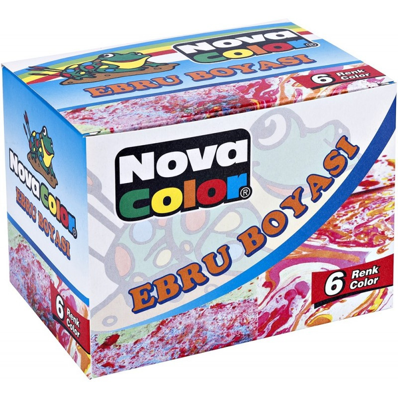 Set marmorizare EBRU Nova Color, 6 culori x 30ml, NC-238 Set marmorizare EBRU Nova Color, 6 culori x 30ml, NC-238