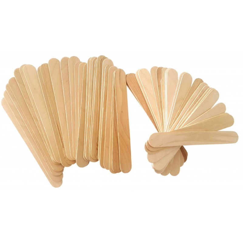 Accesorii creatie - lemn - betisoare late, natur, 2x14.5cm, set 50 buc, Colorarte Accesorii creatie - lemn - betisoare late, natur, 2x14.5cm, set 50 buc, Colorarte